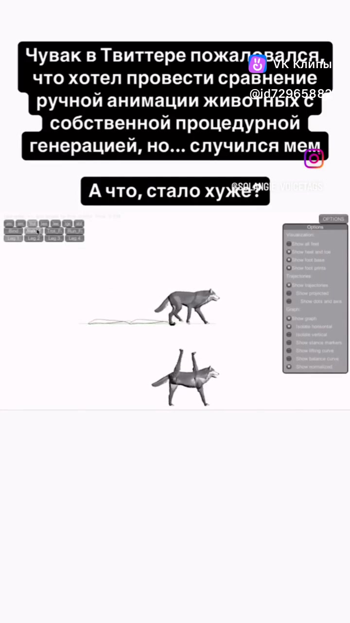 Анимация движений