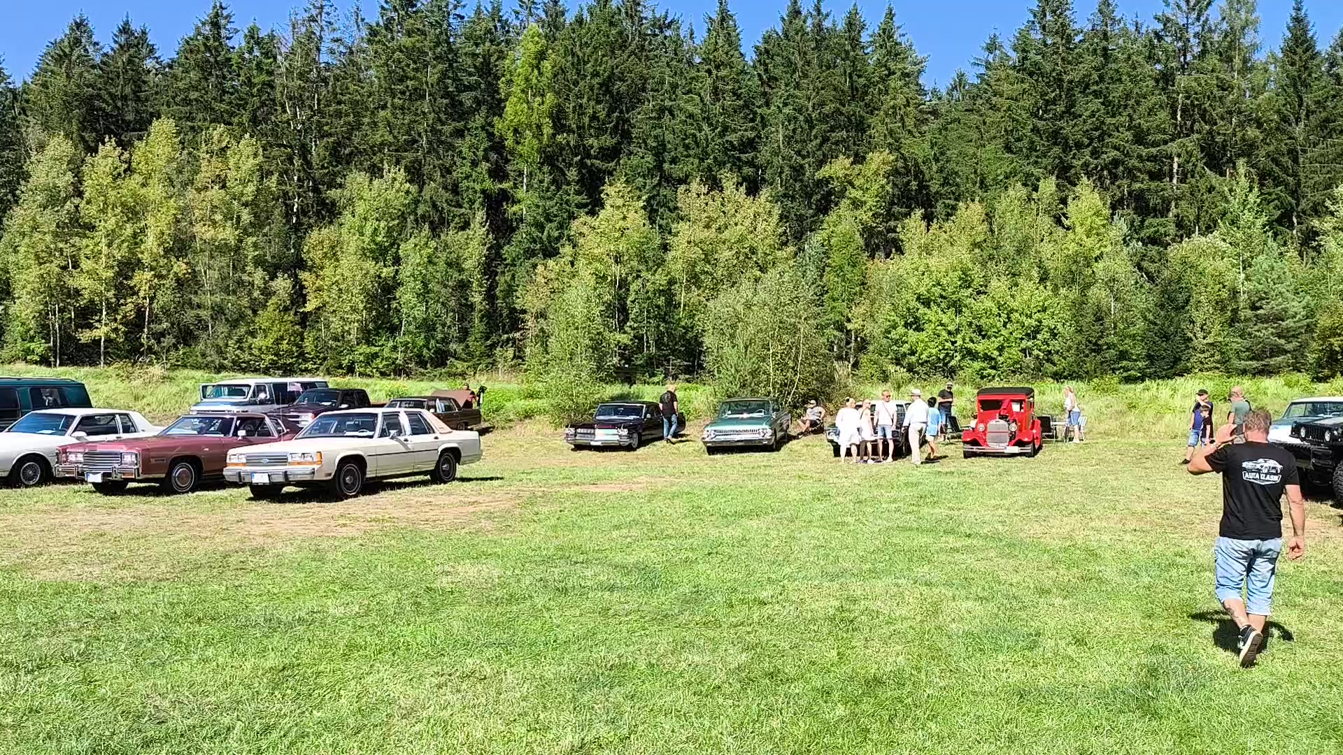 Видео со слета старых авто