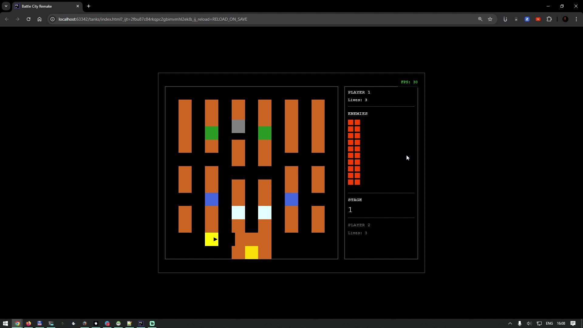 Battle city на JavaCript