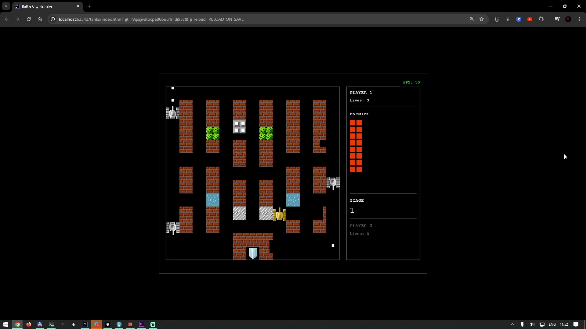 Battle city на JavaScript