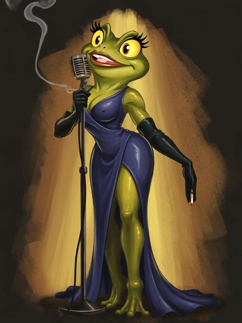 Лягуха оживдённая