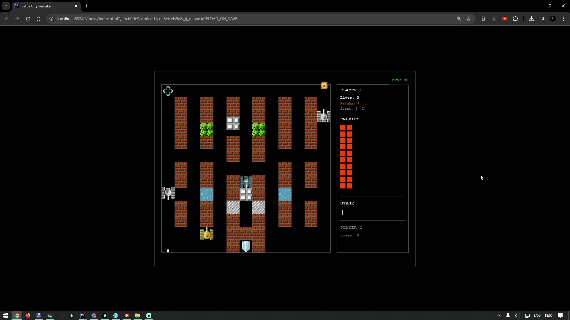 Battle City на JavaScript